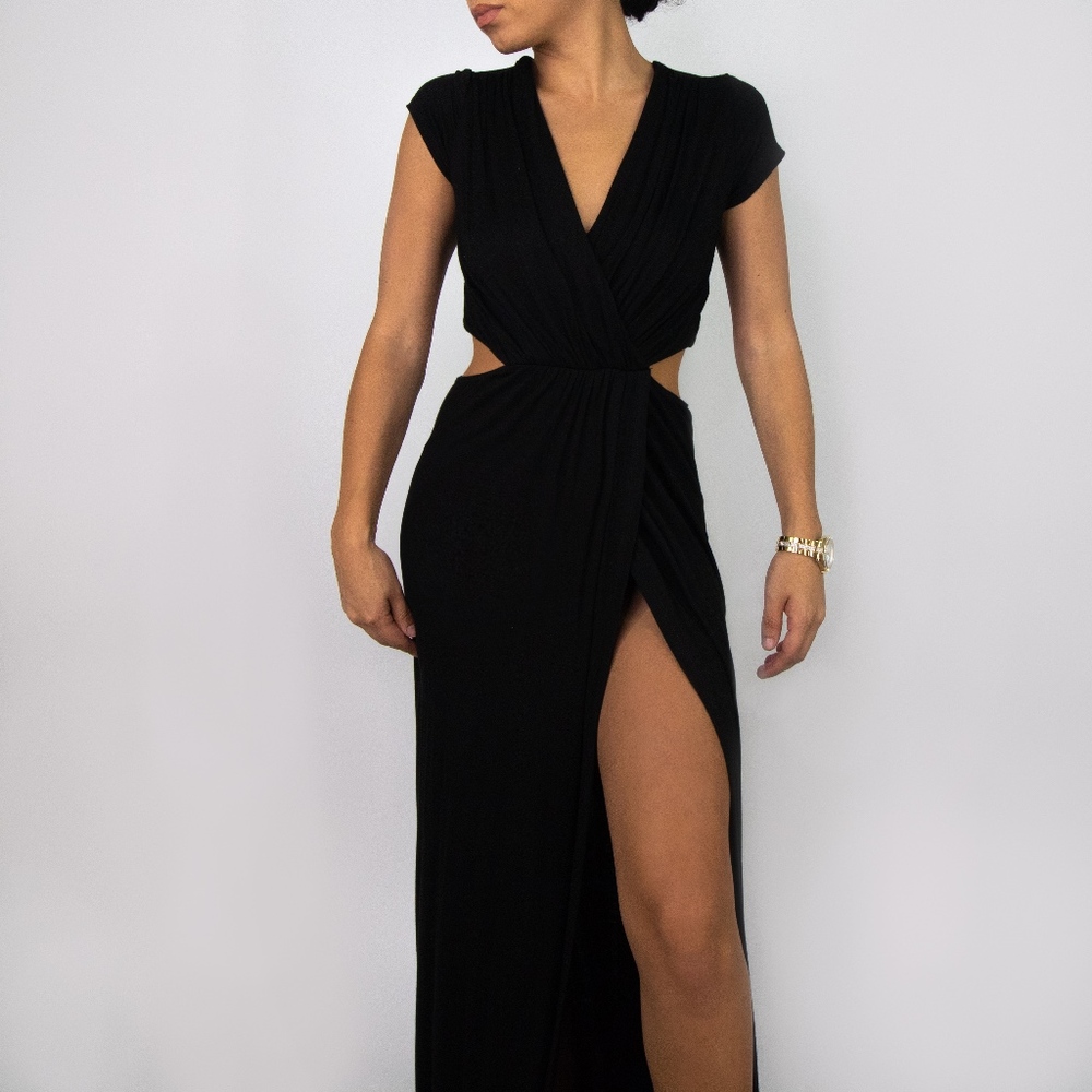 Sexy Black Maxi Dress